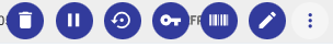 Per-user actions menu